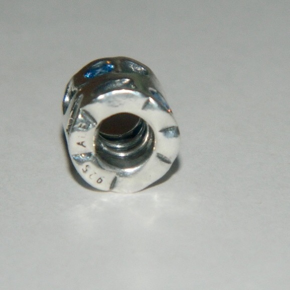 Authentic Pandora Blue Topaz Pond Charm - Picture 2 of 5